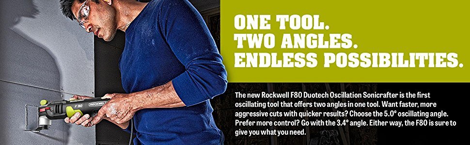 Rockwell RK5151K 4.2 Amp Sonicrafter F80 Oscillating Multi-Tool Rockwell RK5151K 4.2 Amp Sonicrafter F80 Oscillating Multi-Tool