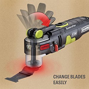 The Rockwell Hyperlock Blade changing system allows you to change blades The Rockwell Hyperlock Blade changing system allows you to change blades